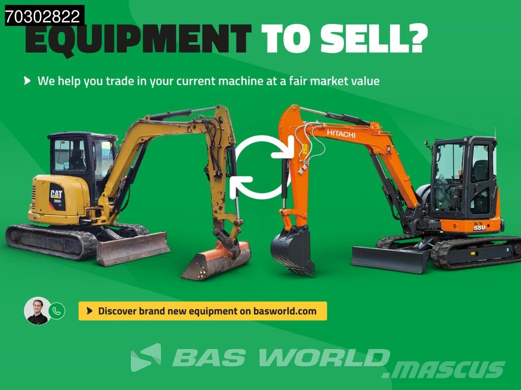 XCMG XE35 E Fabrieksgarantie- CW+3 Bakken - Yanmar Moto Miniexcavadoras