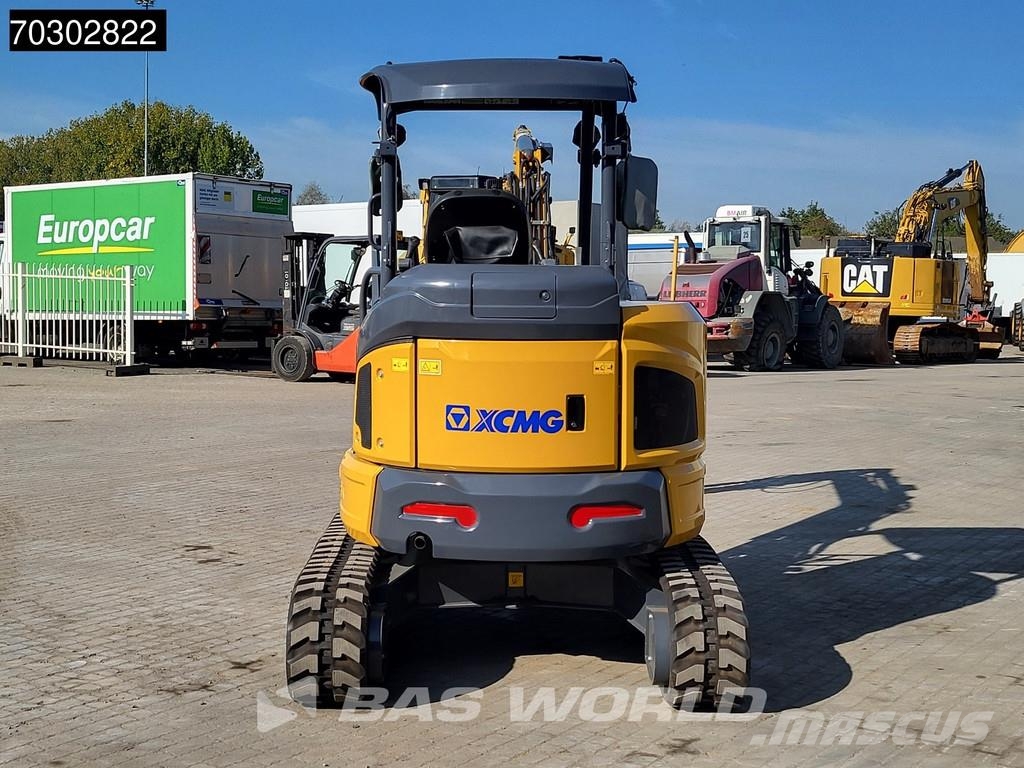 XCMG XE35 E Fabrieksgarantie- CW+3 Bakken - Yanmar Moto Miniexcavadoras