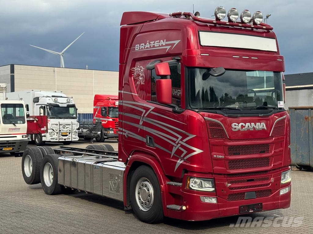 Scania R580 V8 6x2 Retarder Full Air WB 4.35 Wechselfahrgestell