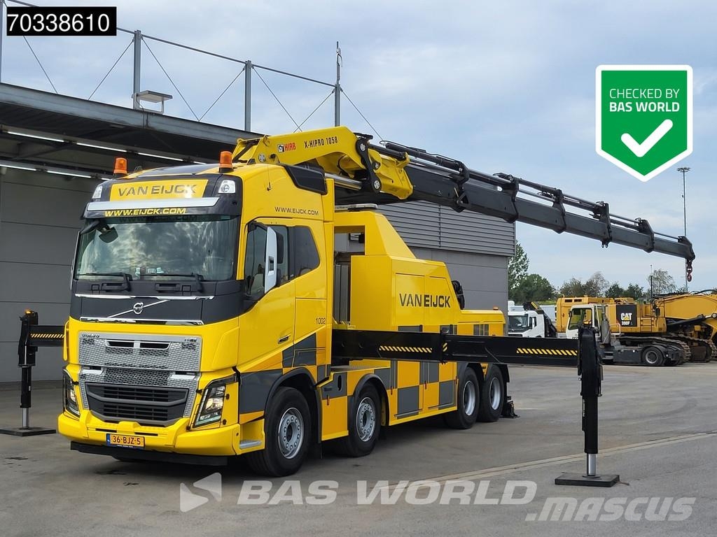 Volvo FH16 750 8X4 NL-Truck HIAB 1058 Miller Industries Vyprošťovací vozidla