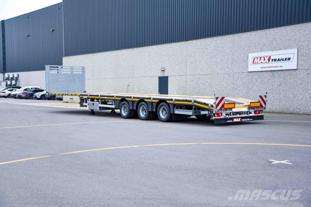 MAX Trailer MAX200 | 13500 + 6500mm | Platform Žemo iškrovimo puspriekabės