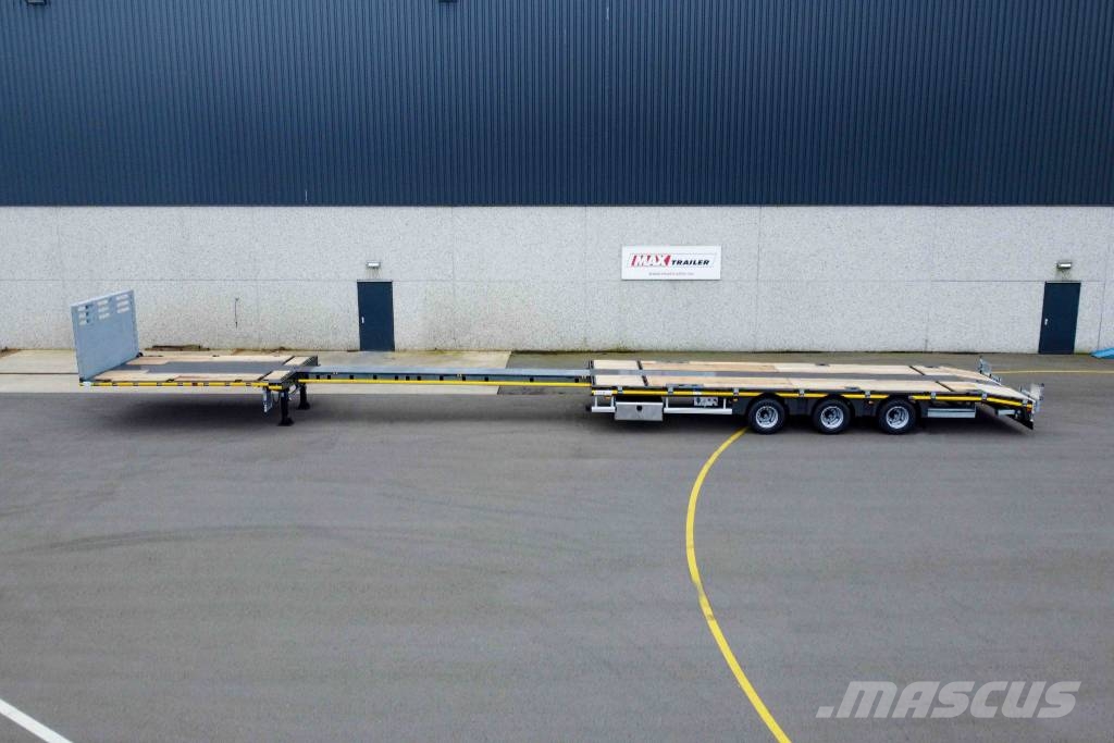 MAX Trailer MAX200 | 13500 + 6500mm | Platform Žemo iškrovimo puspriekabės