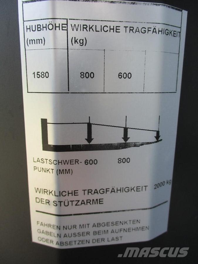 BT SWE 080L El-palleløftere