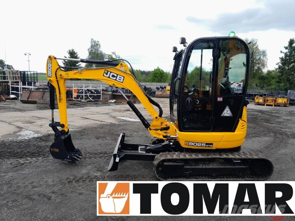 JCB 8025 ZTS Mini ekskavatörler, 7 tona dek