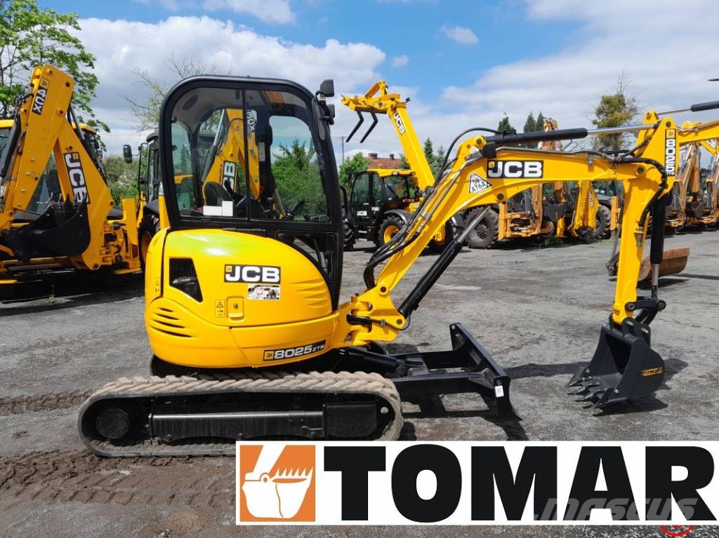 JCB 8025 ZTS Mini ekskavatörler, 7 tona dek