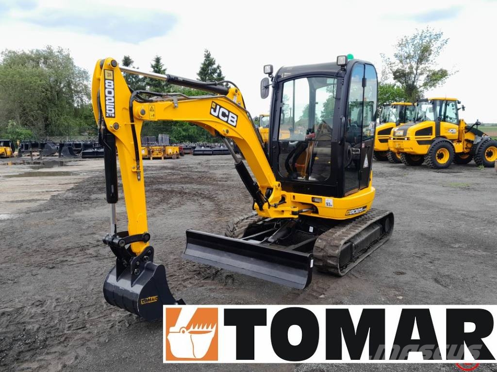 JCB 8025 ZTS Mini ekskavatörler, 7 tona dek