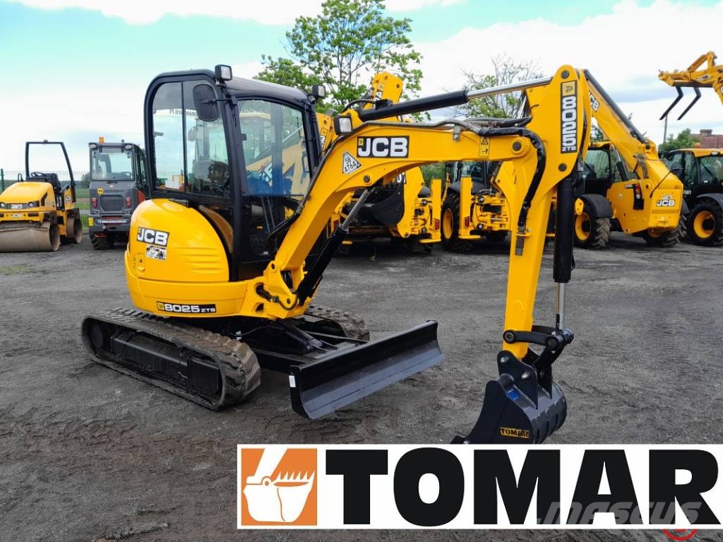 JCB 8025 ZTS Mini ekskavatörler, 7 tona dek