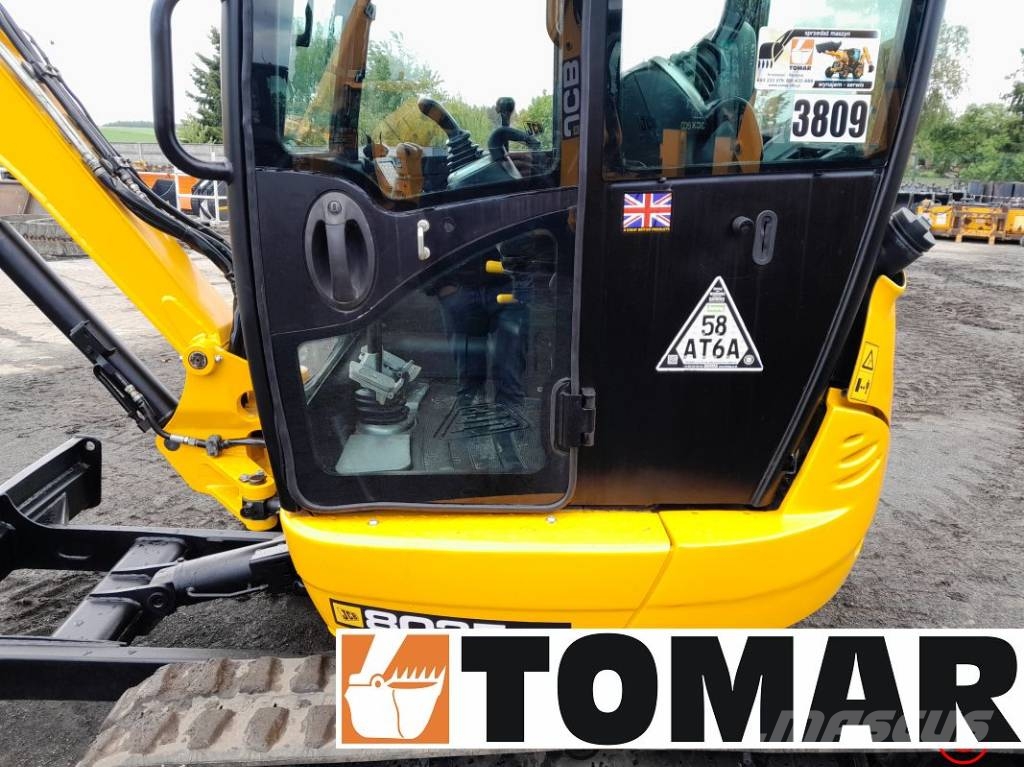 JCB 8025 ZTS Mini ekskavatörler, 7 tona dek