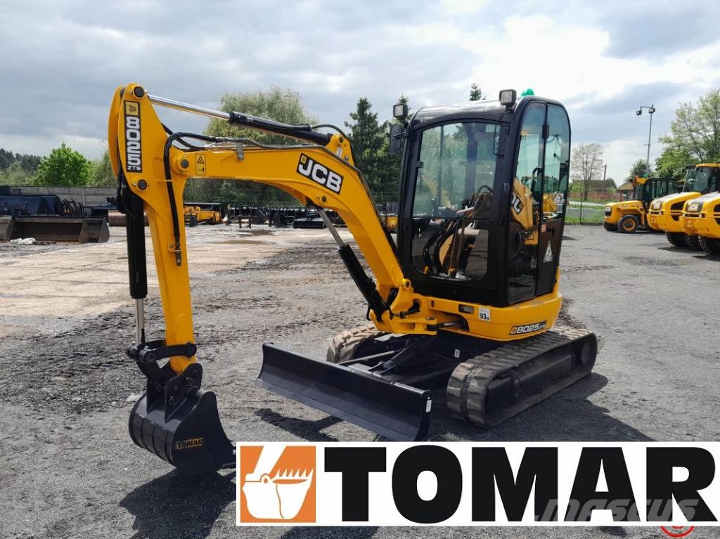 JCB 8025 ZTS Mini ekskavatörler, 7 tona dek
