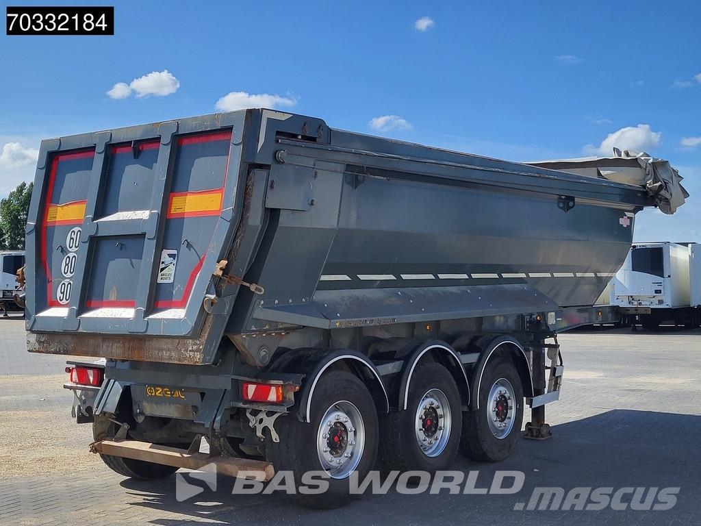 Ozgul F 27m3 SAF Axles Lift Axle نصف مقطورات قلابة