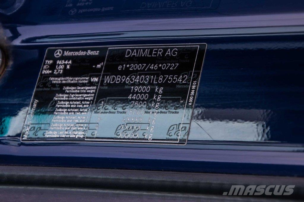 Mercedes-Benz ACTROS 1848 LS+E6+HYDR. Sadulveokid