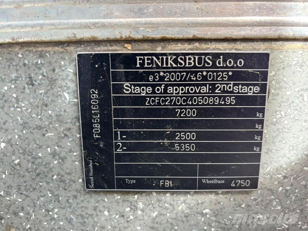 Iveco Feniksbus EU SALES 800.- Euro TAX WILL BE ADDED / Mini bus