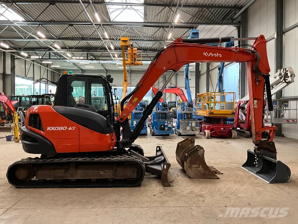 Kubota KX 080-4 A Midibagger  7t - 12t