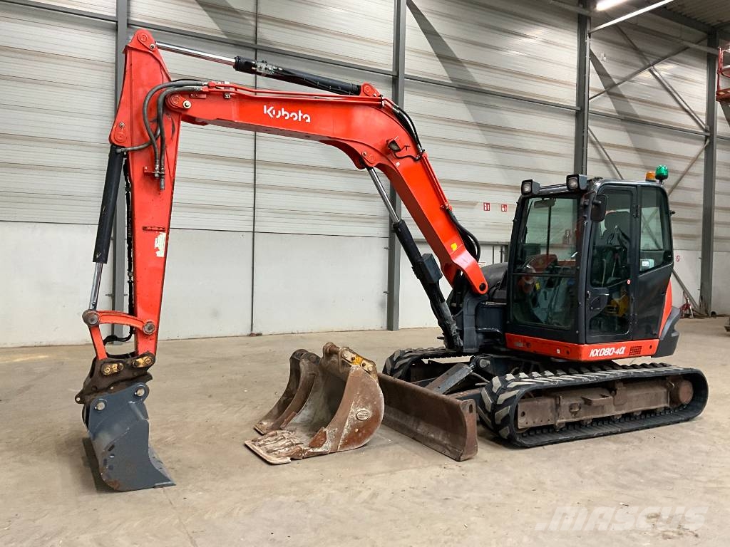 Kubota KX 080-4 A Midibagger  7t - 12t