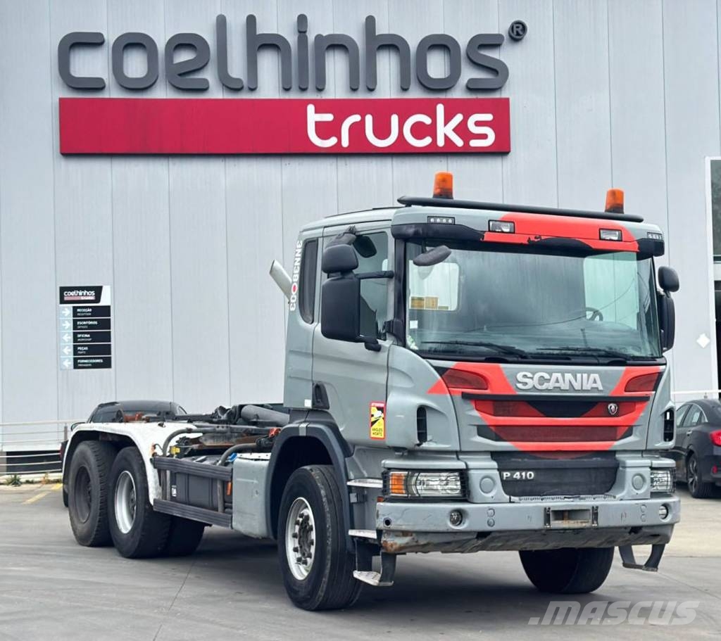 Scania P 410  6x4 Camion con gancio di sollevamento