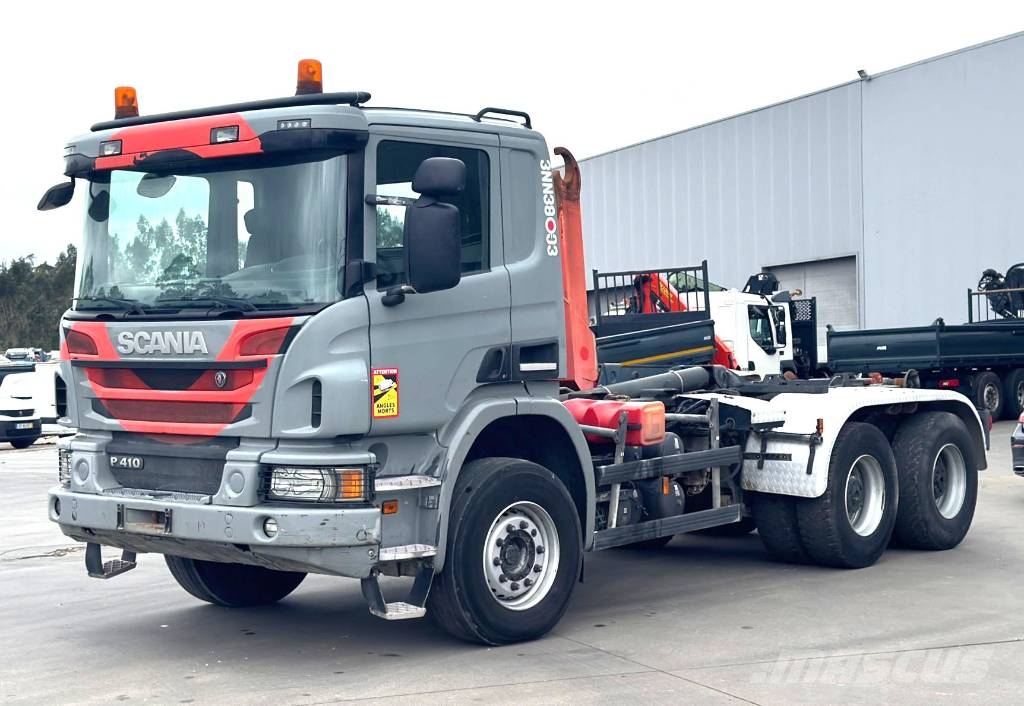 Scania P 410  6x4 Camion con gancio di sollevamento
