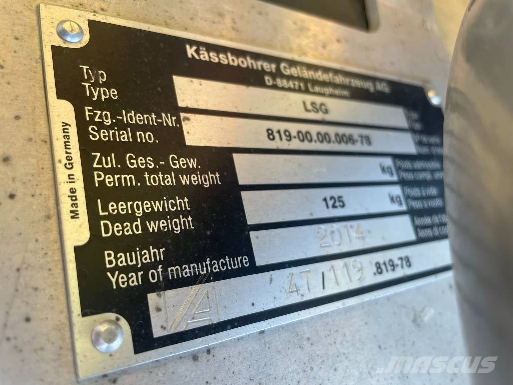 Kässbohrer Pistenbully PB 100 토양관리 장비 - 기타