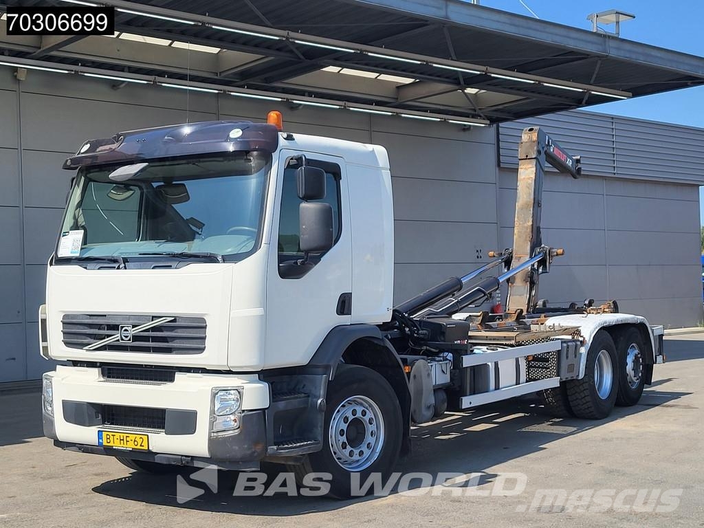 Volvo FE 280 6X2 21tons Hiab XR21S56S hooklift Lift+stee Camiones elevadores de gancho
