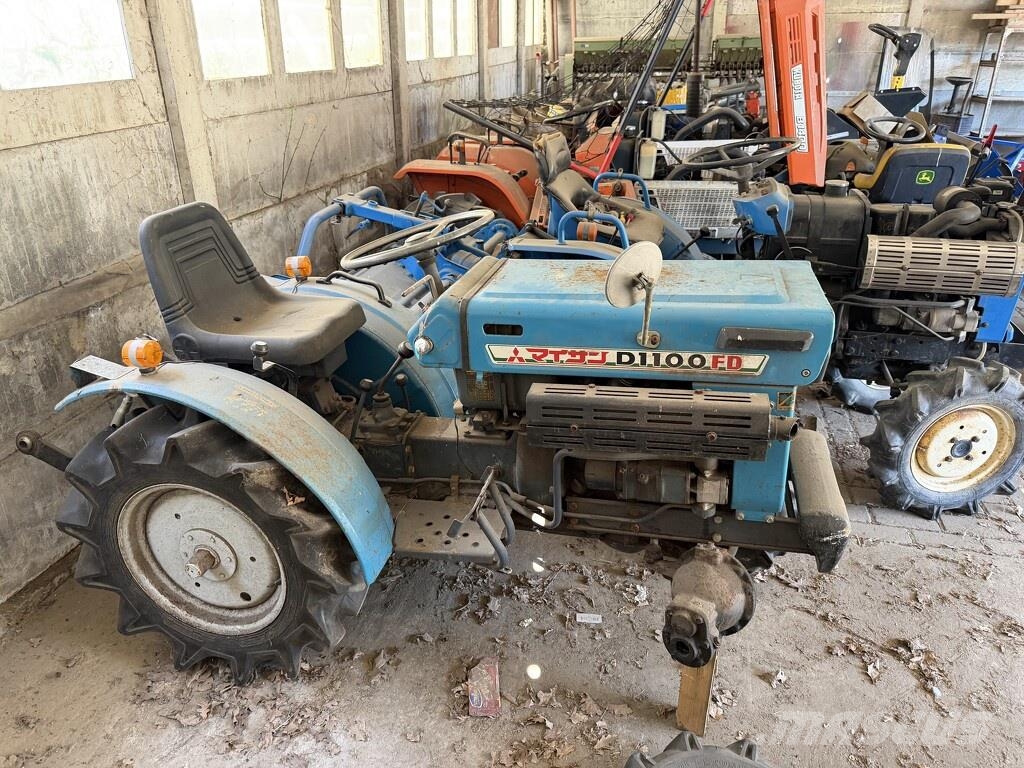Mitsubishi D1100FD 4WD diesel minitractor als opknapper الجرارات