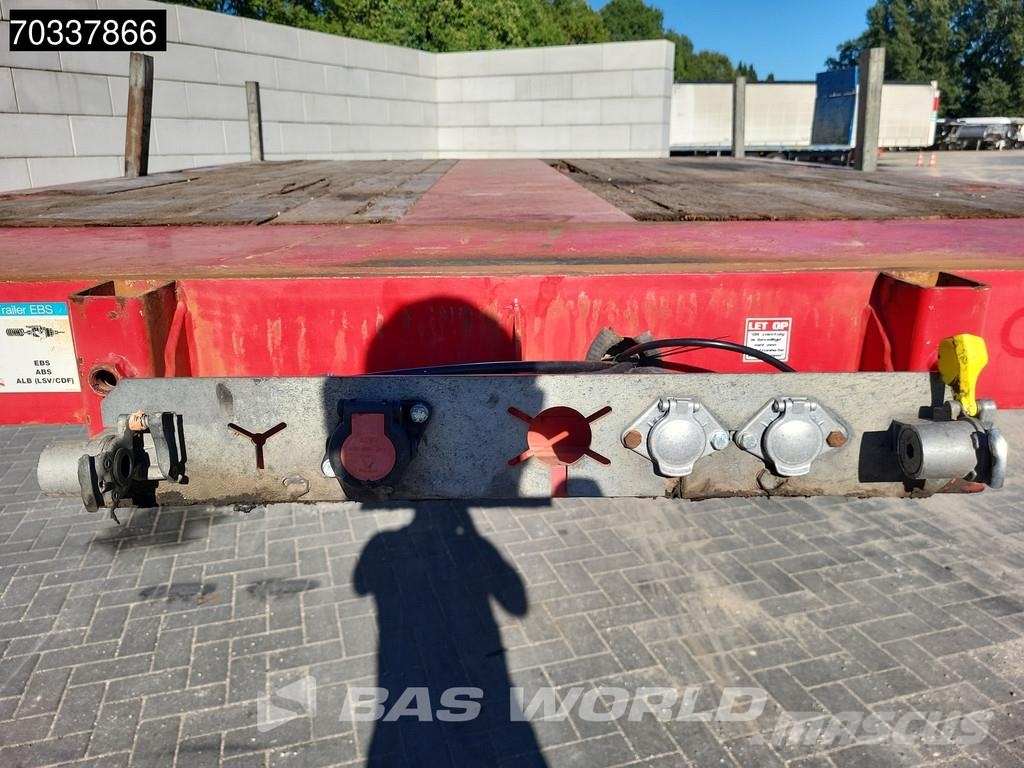 Broshuis E-2190/27 3 axles Extendable665cm APK 03/27 Steeri Poluprikolice labudice
