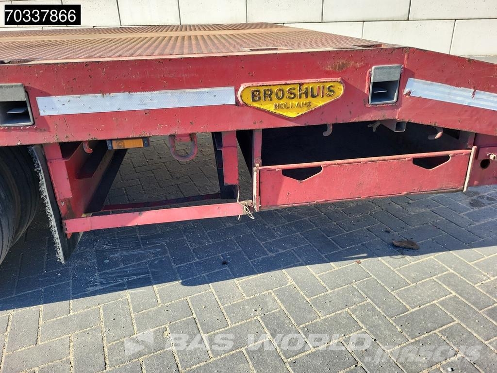 Broshuis E-2190/27 3 axles Extendable665cm APK 03/27 Steeri Poluprikolice labudice