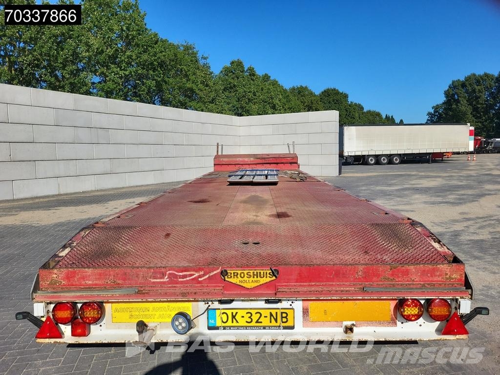Broshuis E-2190/27 3 axles Extendable665cm APK 03/27 Steeri Poluprikolice labudice