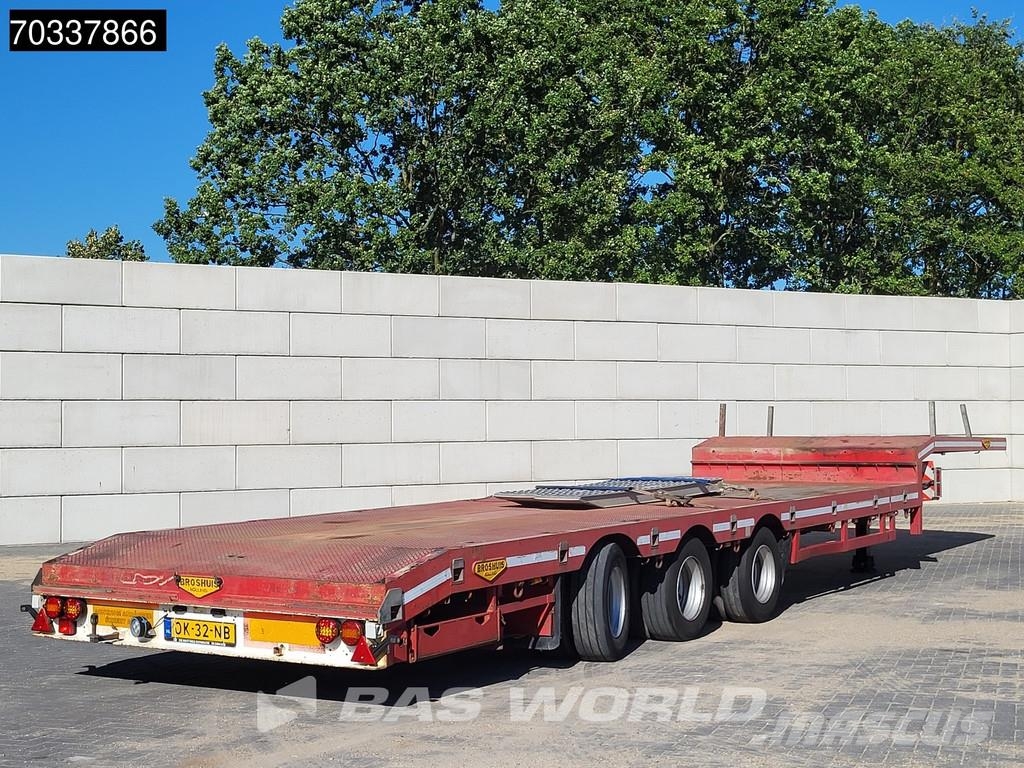 Broshuis E-2190/27 3 axles Extendable665cm APK 03/27 Steeri Poluprikolice labudice