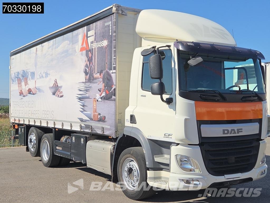 DAF CF 400 6X2 Lift+Steering Axle Retarder 2t Tailgate Kamioni sa ciradom