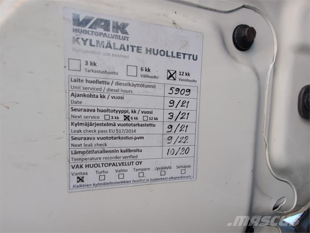 Volvo FH540 Kylmä-/Lämpökori kuorma-autot