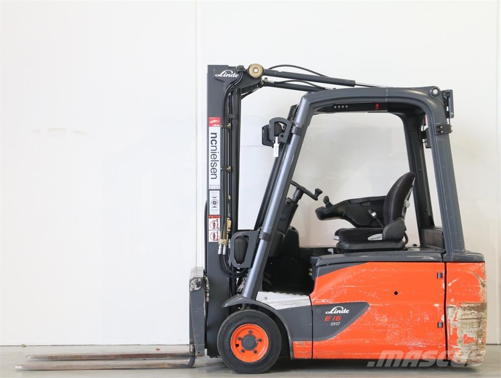 Linde E16L EVO/386-02 Elektro Stapler