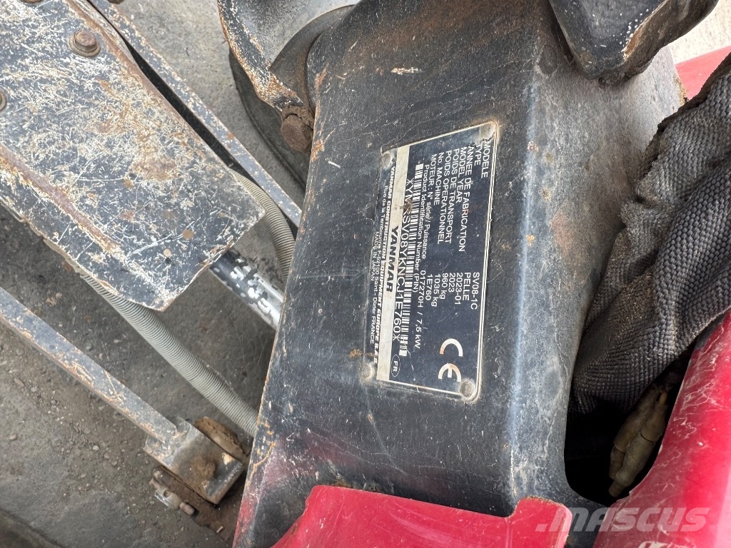 Yanmar SV08 (1E760) حفارات صغيرة أقل من 7 طن (حفارات صغيرة)