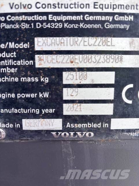 Volvo EC220EL 履带挖掘机