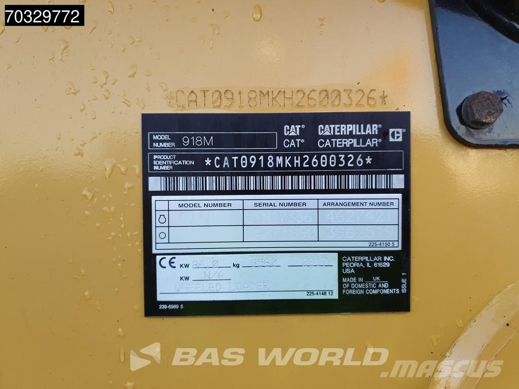 CAT 918 M A/C Wielladers