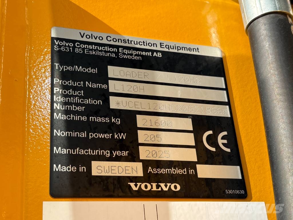 Volvo L 120 H2 Pyöräkuormaajat