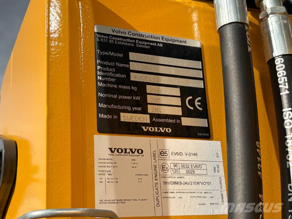 Volvo L 120 H2 Pyöräkuormaajat