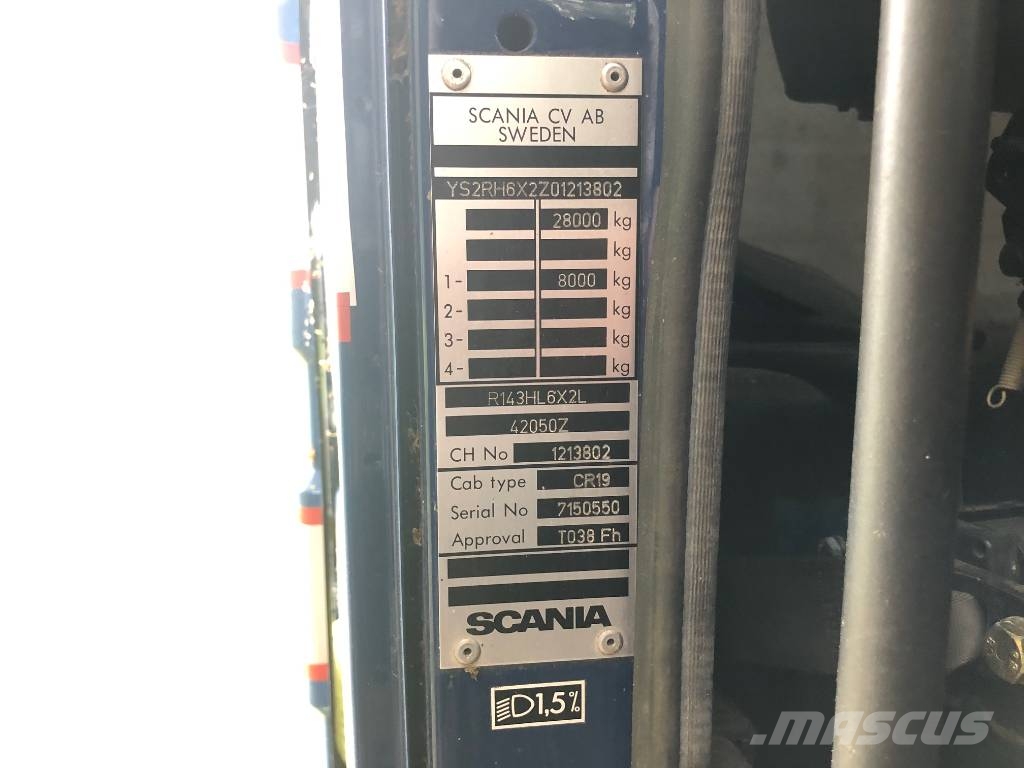 Scania 143 H Kabine i unutrašnjost
