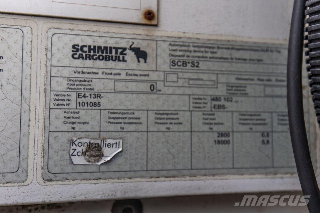 Schmitz Cargobull SCB S2 Kofferauflieger