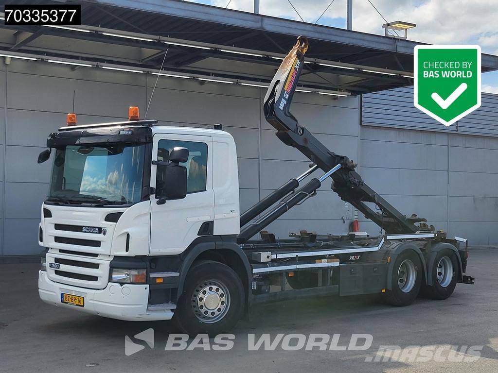 Scania P360 6X2 NL-Truck 21Ton HIAB XR21Z61 Lift-Axle Eur Horgos rakodó teherautók
