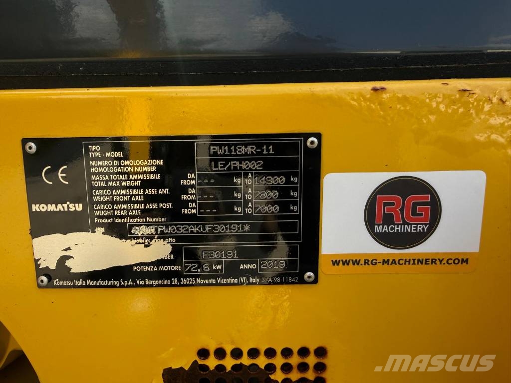 Komatsu PW 118 MR-11 Steelwrist X12 Buckets Εκσκαφείς με τροχούς - λάστιχα