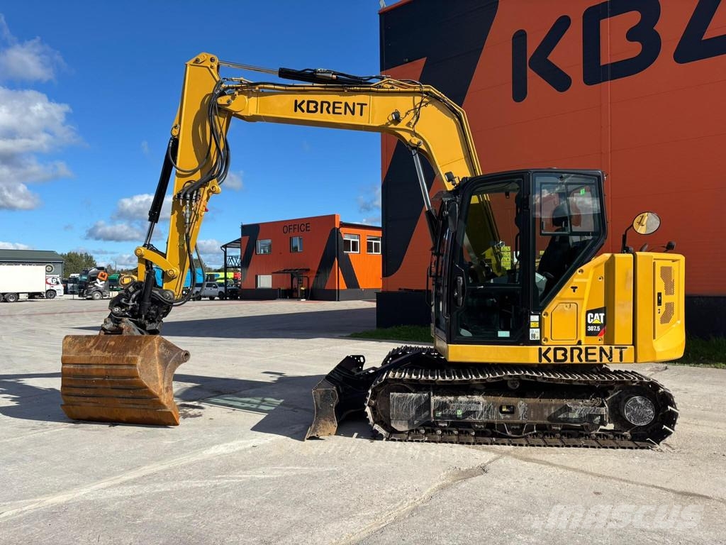CAT 307.5 07A TILTROTATOR / CENTRAL LUBRICATION / AC Vidēja lieluma ekskavatori 7 t - 12 t