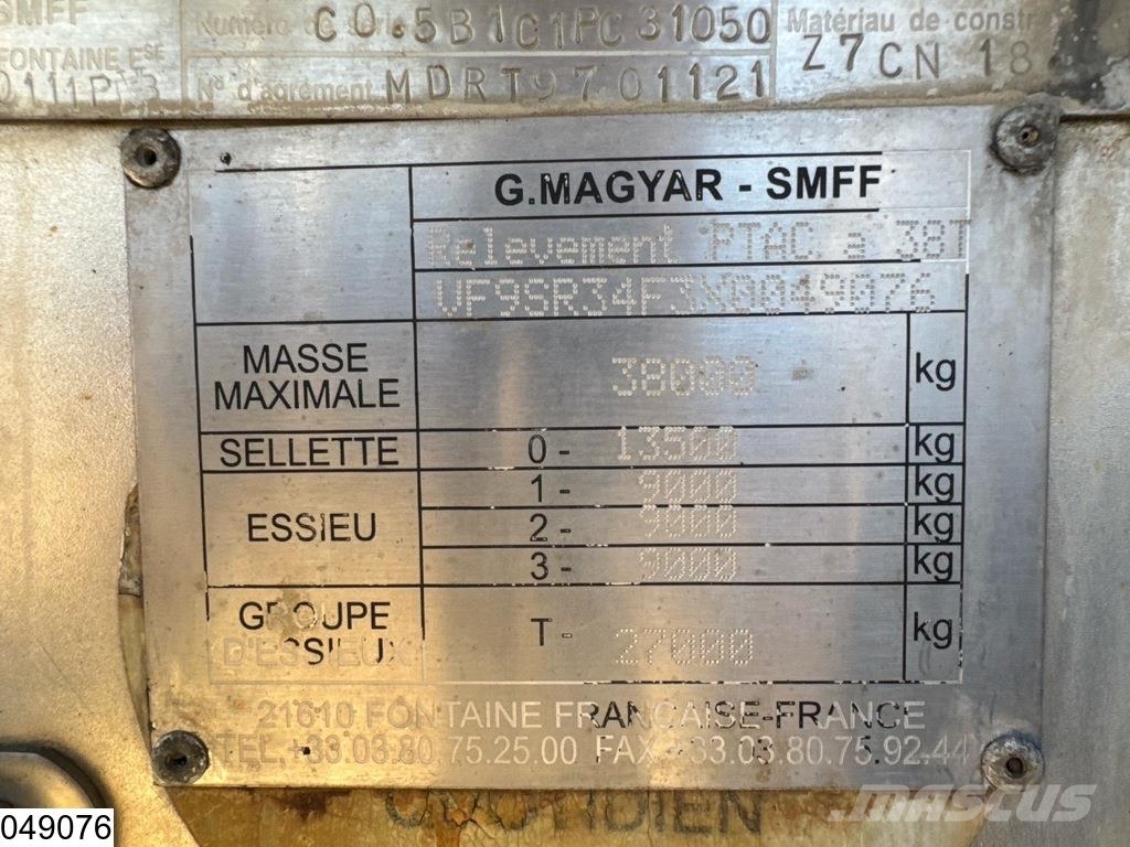 Magyar Bitum ADR, Bitum, 30.000 L Semirremolques cisterna