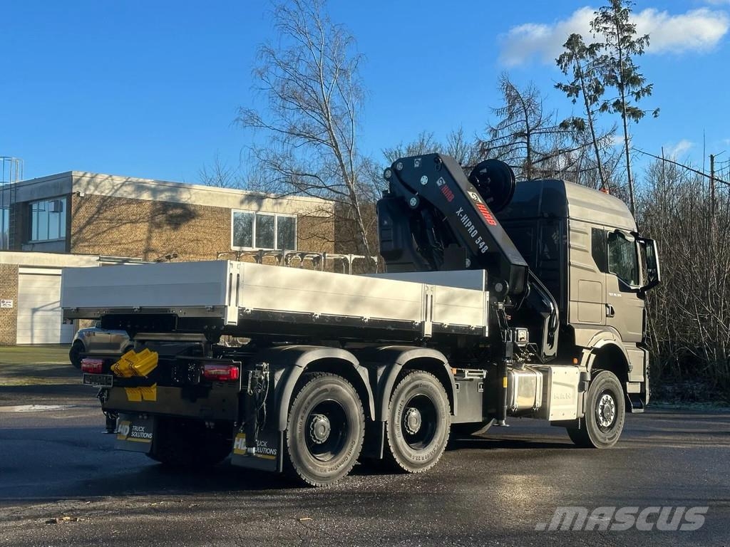 MAN TGS 33.540 MAN TGS 33.540 6x6 Kran HIAB X-HIPRO 54 Guindastes todo-terreno