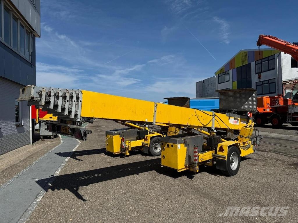 Paus 37WH - 37 METER / 300 KG - TÜV UNTILL 07/2027 المنصات الهوائية المثبتة على مقطورة