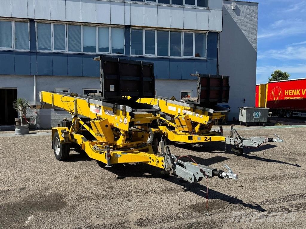 Paus 37WH - 37 METER / 300 KG - TÜV UNTILL 07/2027 المنصات الهوائية المثبتة على مقطورة