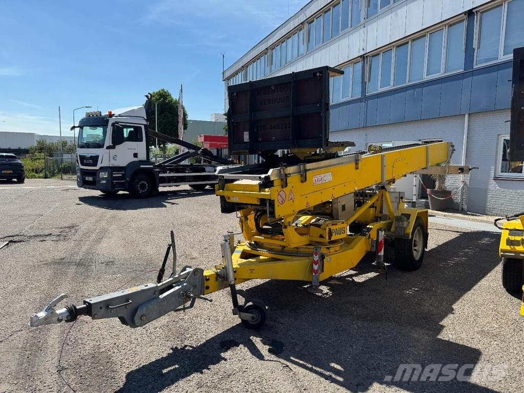Paus 37WH - 37 METER / 300 KG - TÜV UNTILL 07/2027 المنصات الهوائية المثبتة على مقطورة