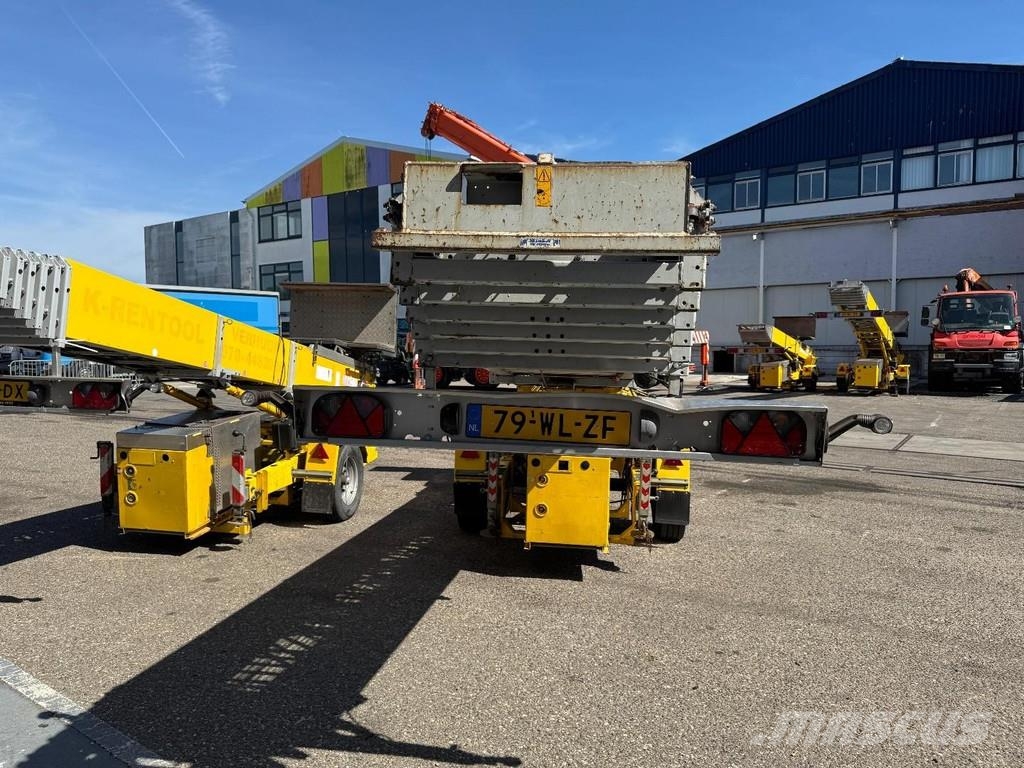Paus 37WH - 37 METER / 300 KG - TÜV UNTILL 07/2027 المنصات الهوائية المثبتة على مقطورة