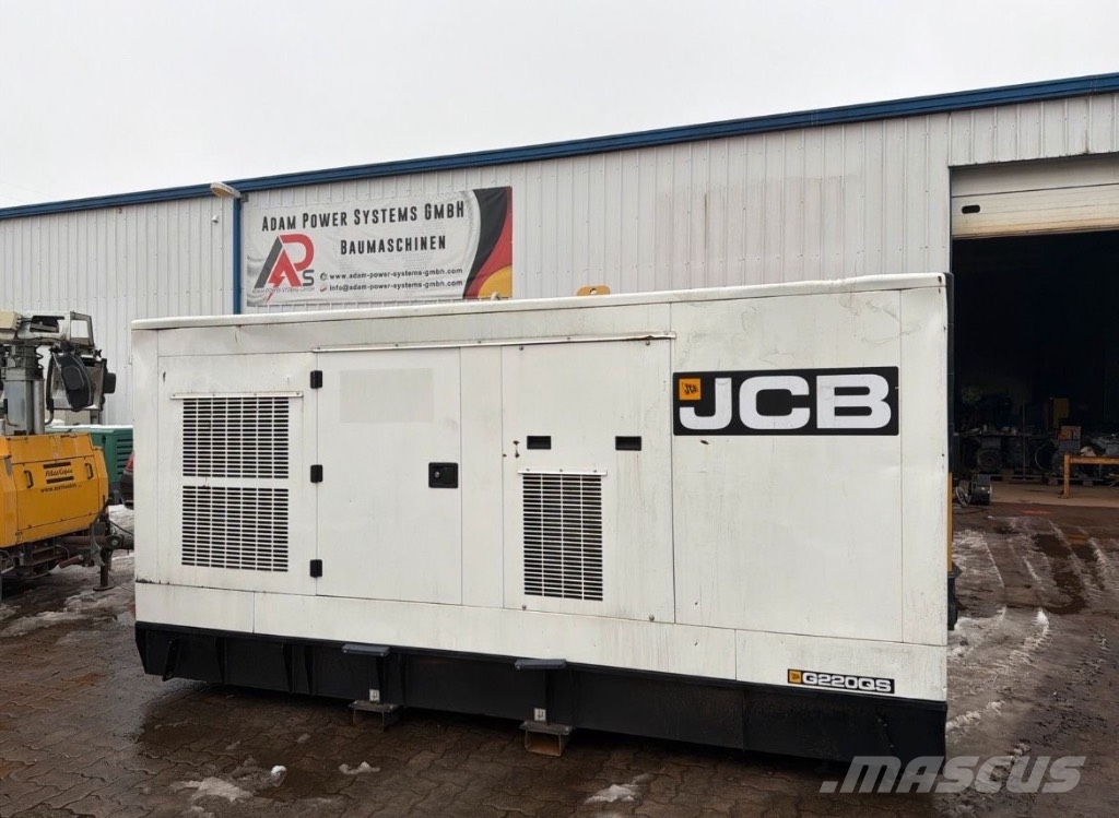 JCB G 220 QX Generator 200 KVA Notstromaggregat 160 KW Diesel generatoren