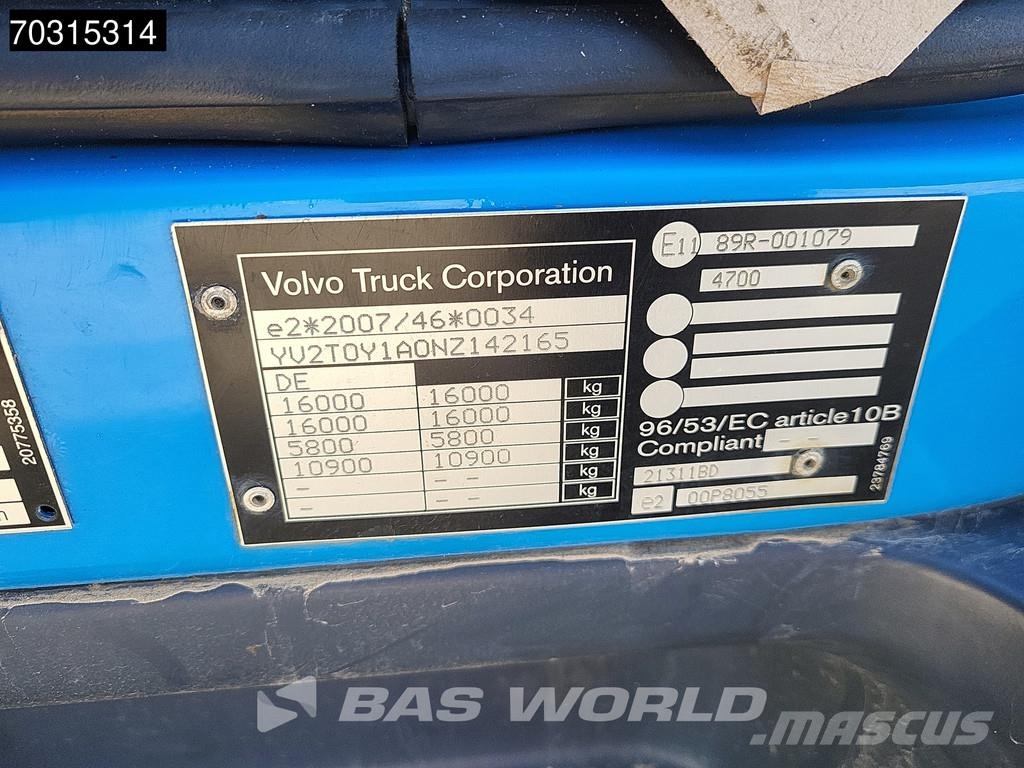 Volvo FL 280 4X2 16tons chassis 4700mm wheelbase PTO Aut Chassis Cab trucks