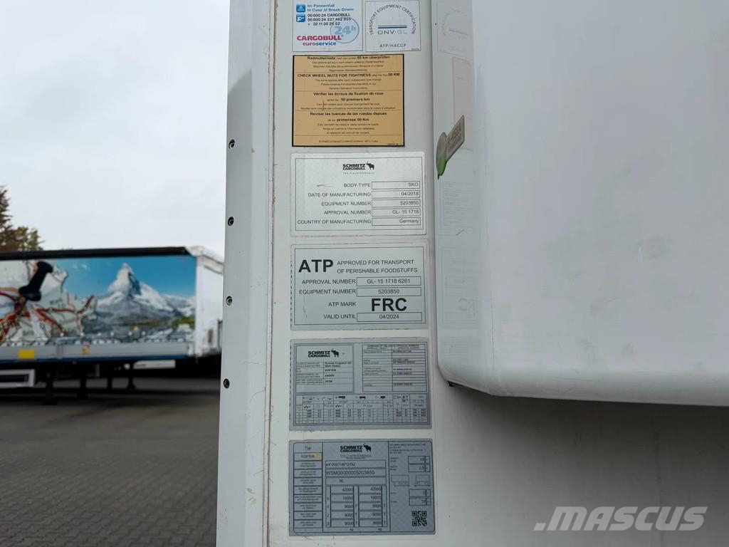Schmitz Cargobull N/A Thermo King SLXi 300 OV-Laadklep *2.70 H* Lift Kühlauflieger