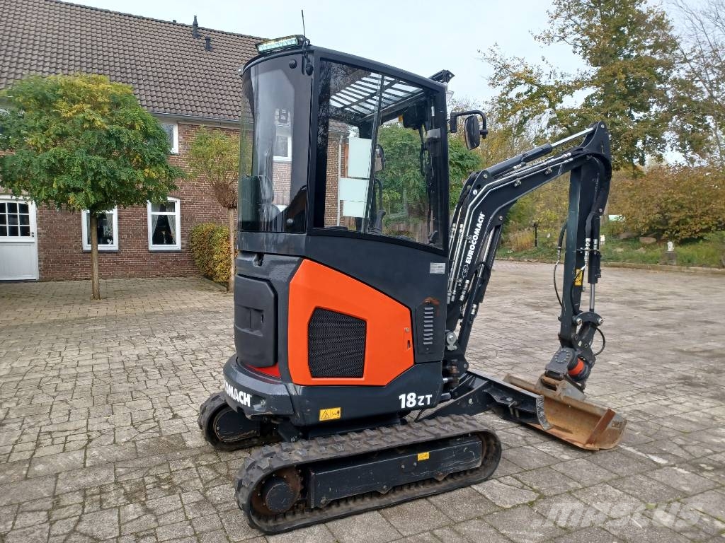 Eurocomach 18 ZT same as case CX 18 D Miniexcavadoras